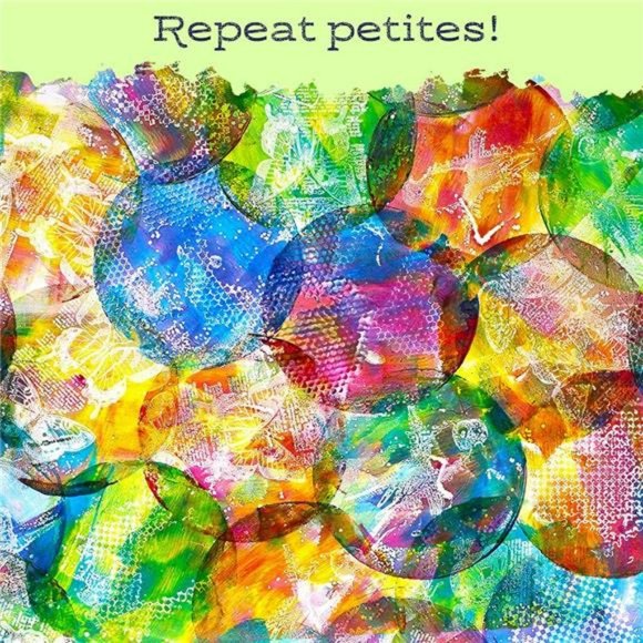 Gel Press Petites, 3" Circle Triangle Square - Picture 7 of 7